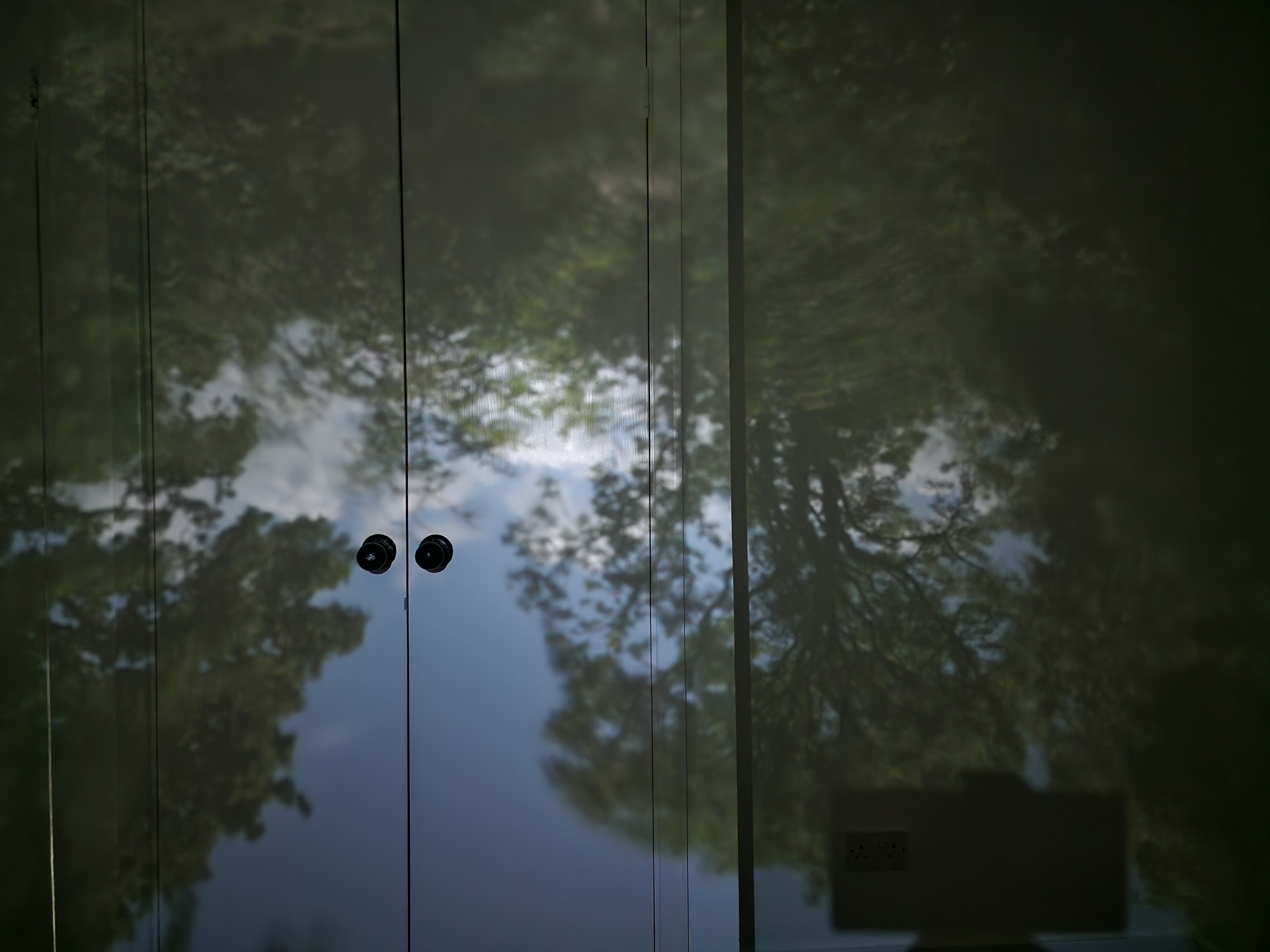 Making a camera obscura, drawing and painting with charcoal and ink made in the woods